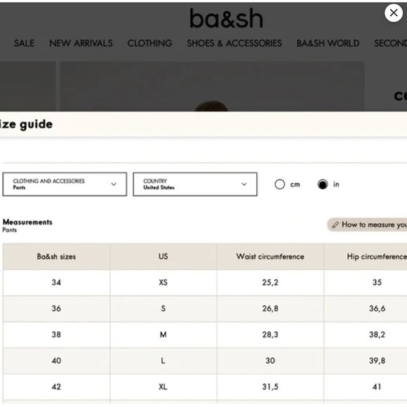 Ba&sh Cary Cargo Style Wide Leg Pants Deep Navy Blue Satin Sz 34/XS - Picture 13 of 13